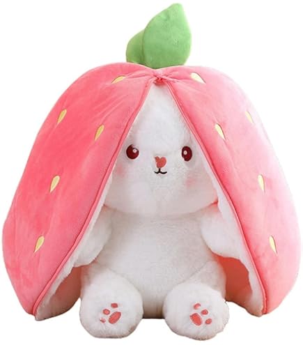 Amazon.co.jp: イチゴ うさぎ うさぎ ぬいぐるみ ウサギ ぬいぐるみ